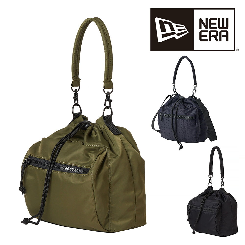 Rakuten - 『マラソン期間中最大P22倍』ニューエラ バッグ 巾着 ポーチ ハンドバッグ ショルダー 小さめ NEW ERA 2ウェイドローストリングポーチ 3L A5 メンズ レディース ポイント10倍 送料無料 最強配送 誕生日プレゼント ギフト ラッピング無料 【正規代理店】 nwar