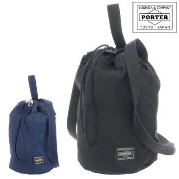 『楽天カード利用で最大P12倍』 ポーター PORTER デニム DENIM ドローストリングバッグL ショルダーバッグ 巾着バッグ DRAWSTRING BAG(L) 892-15102 ネコポス可 メンズ レディース ポイント10倍 送料無料 誕生日プレゼント ギフト ラッピング