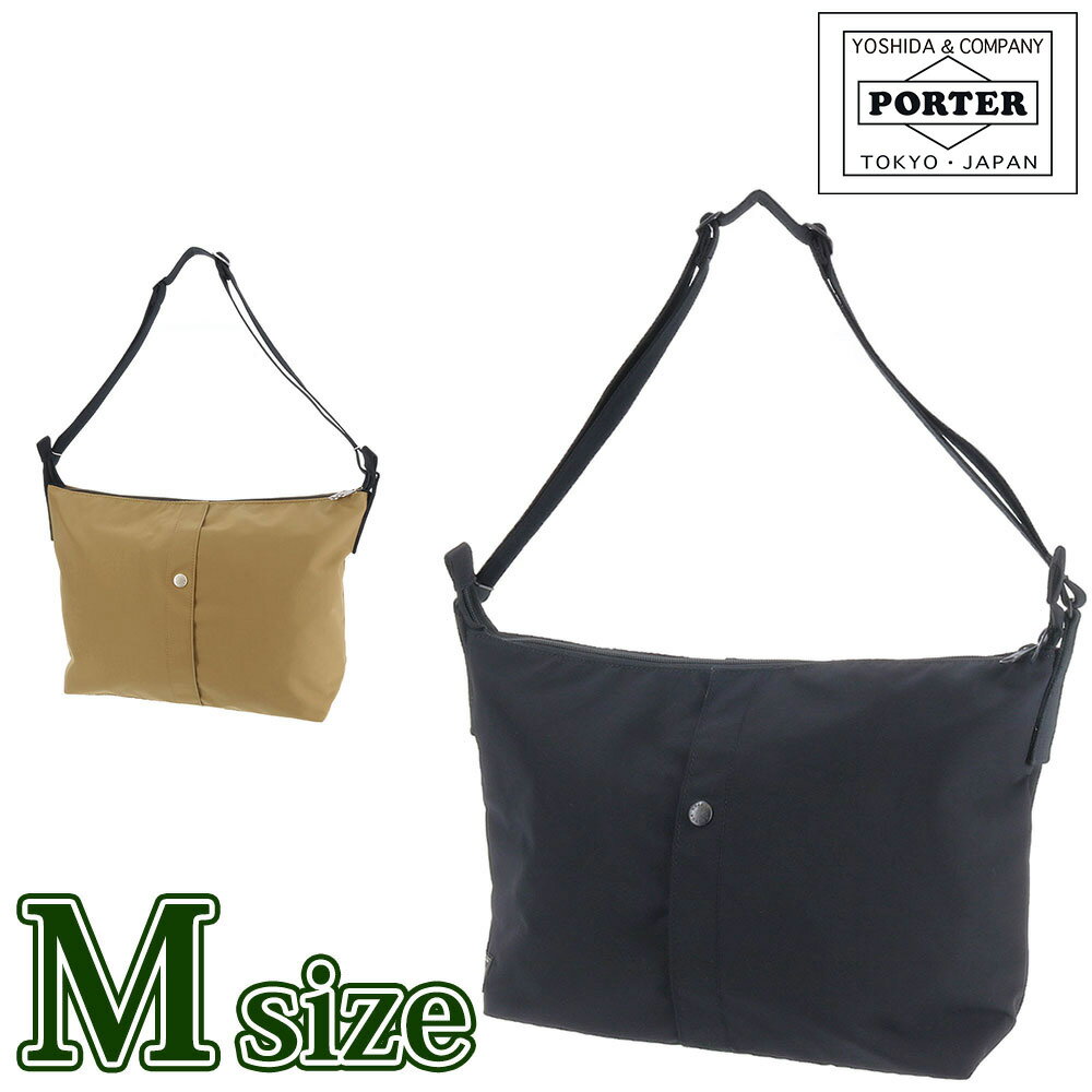 Rakuten - ポーター ツー ショルダーバッグ(M) 660-05798 PORTER 吉田カバン コットン メンズ レディース A4 B5 A5 B6 ブラック ベージュ P10倍 ギフト
