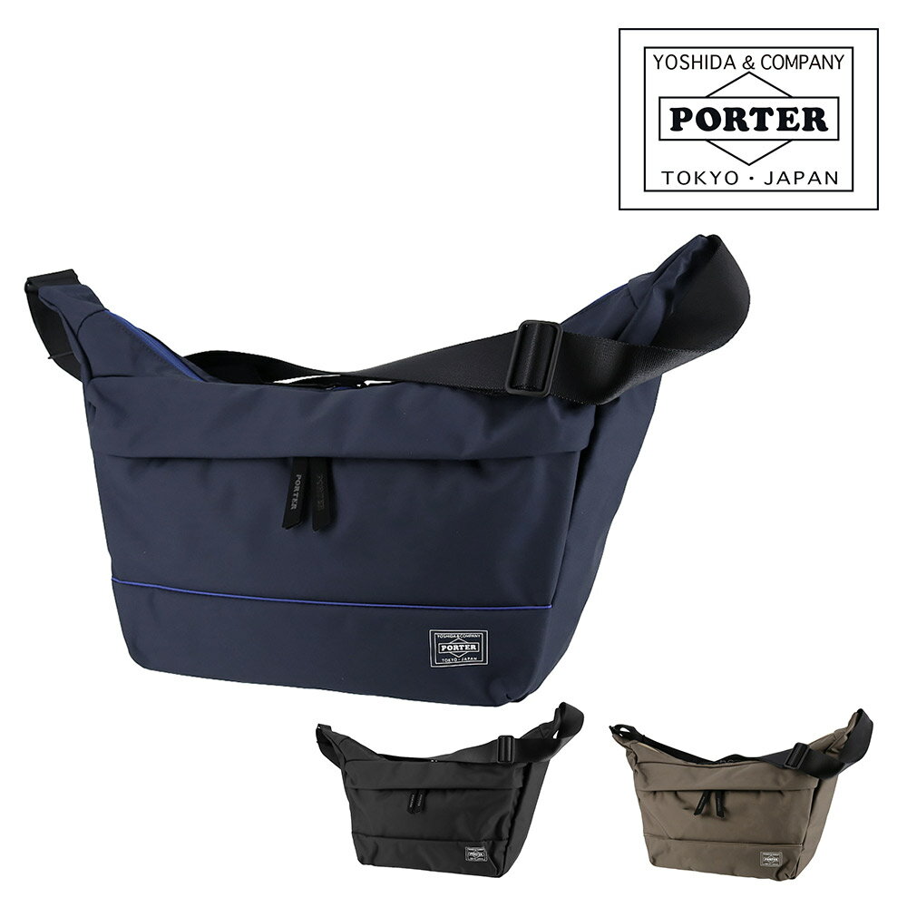 ポーター ムース ショルダーバッグ(L) 751-29874 吉田カバン PORTER 肩掛け 斜め掛け コンパクト B5サイズ メンズ レディース ポイント10倍 送料無料 誕生日プレゼント ギフト ラッピング無料 【正規代理店】 nwar p012402ka