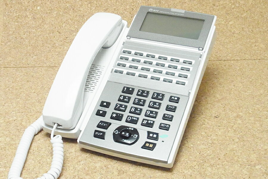 【中古】NTT　ビジネスホン/ビジネスフォン　NX2-(24)STEL(1)(W)　NX2スター用24ボタン電話機　美品　N..