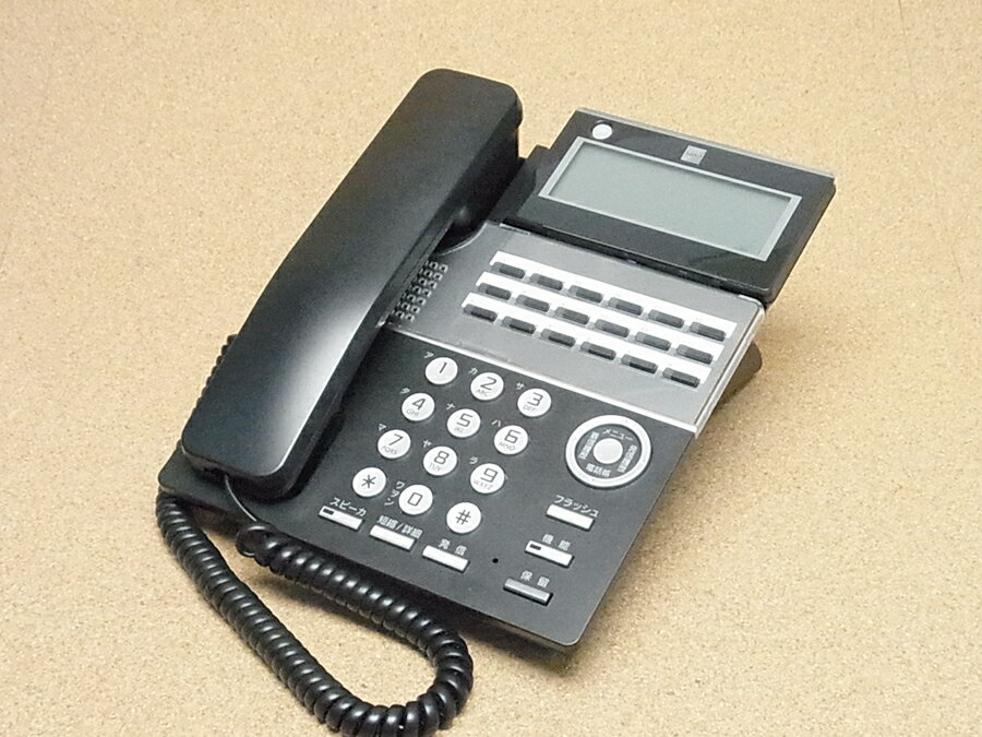 【中古】サクサビジネスホン/ビジネスフォン　TD810(K)　PLATIA2用18ボタン電話機　美品　PLATIAシリーズ　業務用電話機