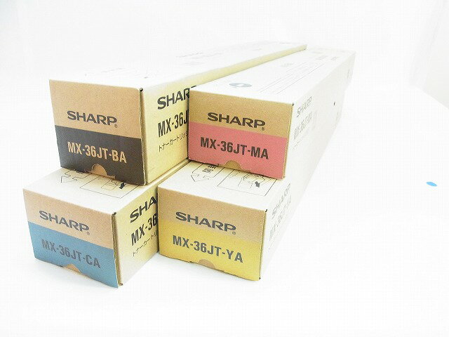★新品【送料無料】【国産純正品新品トナー】シャープトナー4本セット　MX-36JTBA /CA/MA/YA　4本セット【即日発送！】