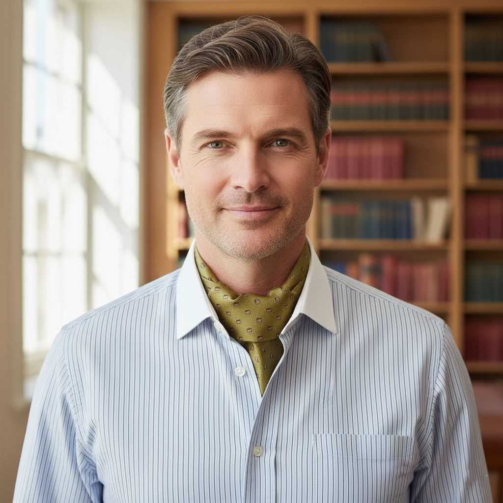 アスコットタイ 日本製 ふくろう アスコット イタリア マレリー社 シルク スカーフ ネクタイ ・ゴールド ギフト包装してお届け プレゼント ギフト クリスマス...