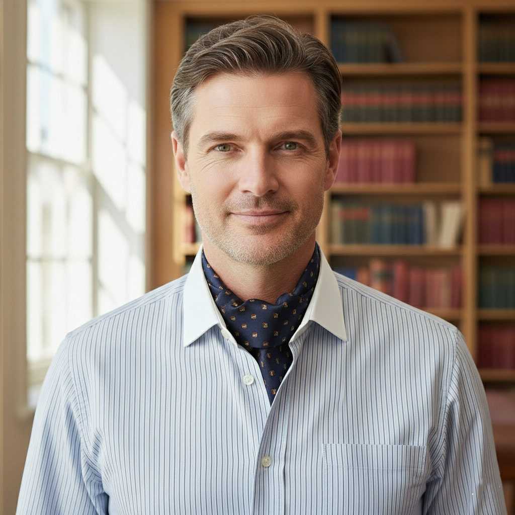 アスコットタイ 日本製 ふくろう アスコット イタリア マレリー社 シルク スカーフ ネクタイ ・ネイビー ギフト包装してお届け プレゼント ギフト クリスマス...