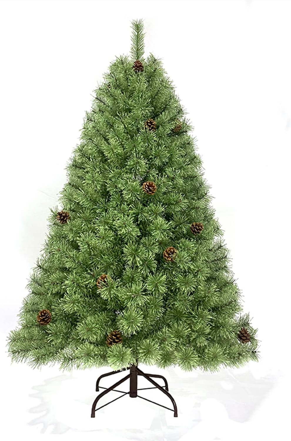 クリスマスツリー 180cm 松ぼっくり付き おしゃれ 北欧 豊富な枝数 リアル 飾り 置物 プレゼント シンプル クリスマスオーナメント ボリューム感 組立簡単 Xmas tree Christmas 業務用 店舗用 家庭用 高級