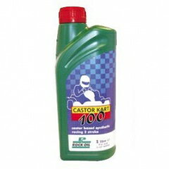 ROCK OIL Castor Kart 100 1000mlロックオイル カストール カート100 1000ml2ストローク用植物系エンジンオイル 【メール便不可】