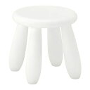 IKEA MAMMUT マンムット子ども用スツール, 室内/屋外用, ホワイト 301.766.44