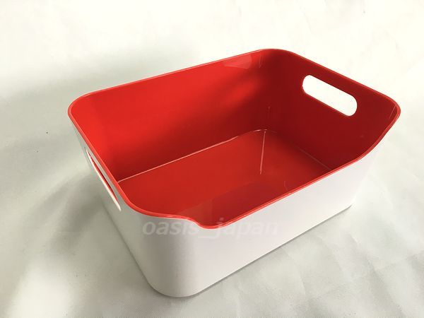 IKEA VARIERA イケア ヴァリエラ ボックス ハイグロス レッド 24x17cm 703.394.94