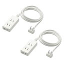 IKEAイケア KOPPLA コップラ電源タップ 3個口, アース無 ホワイト600.979.28