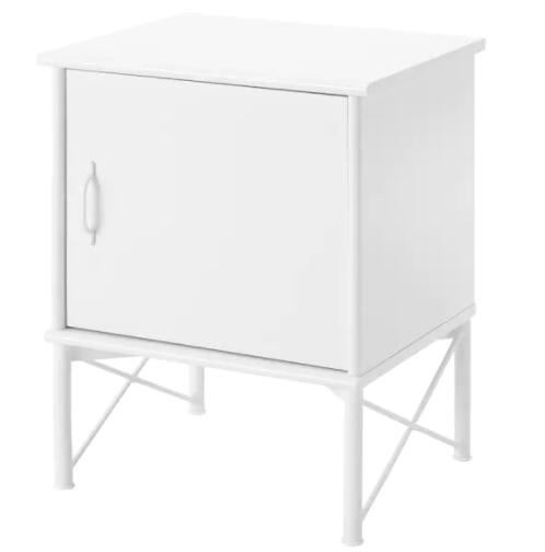 【NEW】IKEA MUSKEN ムスケンベッドサイドテーブル, ホワイト 45x58 cm503.786.79