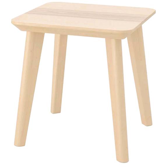 IKEAイケア　LISABO リーサボーサイドテーブル, アッシュ材突き板, 45x45 cm 603.530.65【メール便不可】