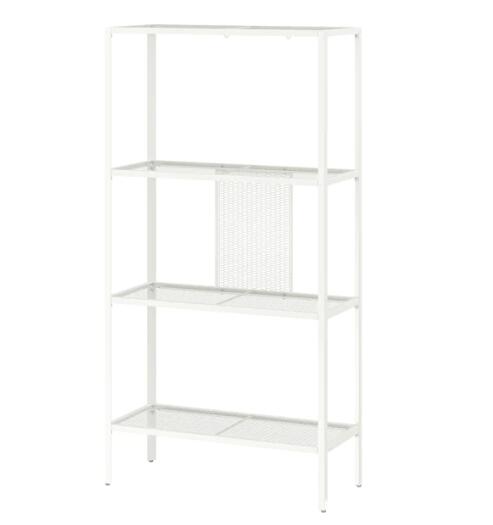 【NEW】IKEA イケア BAGGEBO バッゲボーシェルフユニット, メタル/ホワイト60x25x116 cm604.838.73