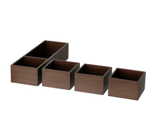 【NEW】IKEA イケア NÄBBIG ネッビグボックス4点セット, ブラウン29x10 cm604.985.01 【NEW】IKEA イケア NÄBBIG ネッビグボックス4点セット, ブラウン29x10 cm604.985.01