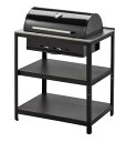 【NEW】IKEA イケア GRILLSKÄR グリルシェール炭火焼きバーベキューグリル, ブラック/ステンレススチール 屋外用86x61 cm704...