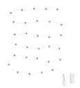 【クリスマス直前‼値下げしました‼】IKEA イケア クリスマス STRÅLA ストローラLEDライトチェーン 全30球 電池式/サンタクロース 204.767.37