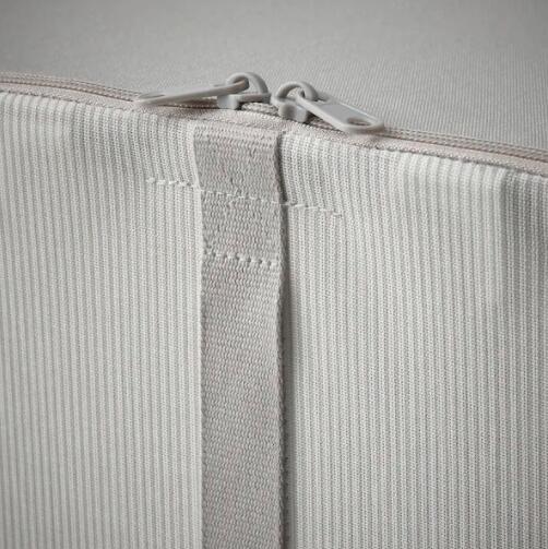 【NEW】IKEA ikea イケア HEMMAFIXARE ヘマフィクサレ収納ケース, 布地 ストライプ/ホワイト/グレー69x51x19 cm105.039.20 [3]