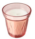 IKEA イケア VÄLDOFT ヴェルドフト 香り付きキャンドル グラス入り, ワイルドストロベリー/ダークピンク8 cm204.422.95