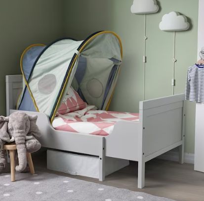 IKEA ������ ������ ELDFLUGA ����ɥե롼�� �٥åɥƥ��, �֥롼/���꡼��, 70/80/90��905.421.16
