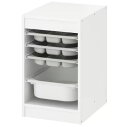 IKEA CPA TROFAST gt@Xg[Rrl[V {bNX/gCt, zCg O[/zCg, 34x44x56 cm 194.804.48