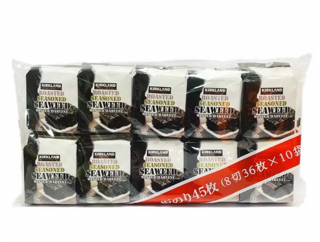 コストコ カークランドシグネチャー 韓国味付海苔10パックKirkland Signature Korean Seaweed 10 Pack 833636