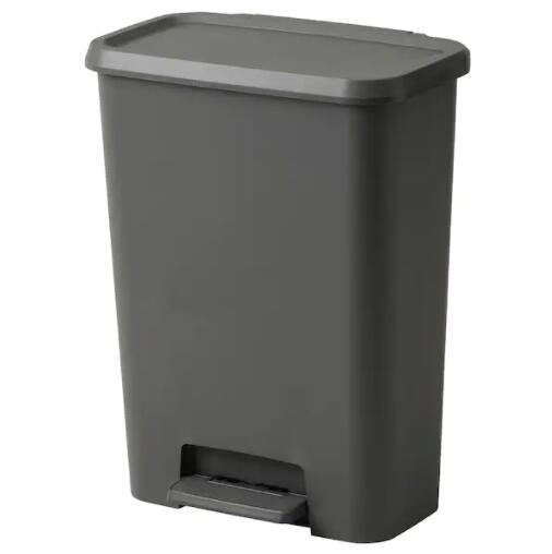 【NEW】KNÖCKLA クノックラ ペダル式ゴミ箱, ダークグレー50 l 305.140.98 【NEW】KNÖCKLA クノックラ ペダル式ゴミ箱, ダークグレー50 l 305.140.98