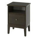IKEAイケア IDANÄS イダネス ベッドサイドテーブル, ダークブラウン ステイン仕上げ47x40 cm, 604.588.16
