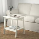 IKEA イケア LUNNARP ルンナルプサイドテーブル, ホワイト55x45 cm503.990.21