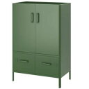 【NEW】IKEA イケア IDÅSEN イドーセンキャビネット 扉/棚板付き ダークグリーン704.963.99