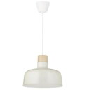 IKEA イケア BUNKEFLO ブンケフローペンダントランプ, ホワイト/バーチ36 cm504.883.95