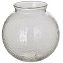 IKEA イケア KONSTFULL コンストフル花瓶, クリアガラス/模様入り10 cm505.119.61