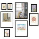 IKEA イケア KNOPPANG クノッペング ポスター付きフレーム8個セット, 静物画 005.127.55