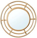 IKEA イケア BUSKBO ブスクボー ミラー, 籐, 42 cm 505.164.21