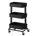 【NEW】IKEA ikeaRÅSKOG ロースコグ ワゴン, ブラック, 35x45x77 cm605.867.86IKEAでおしゃれな暮らし