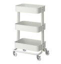 【NEW】IKEA ikeaRÅSKOG ロースコグ ワゴン, ホワイト, 35x45x77 cm205.867.88IKEAでおしゃれな暮らし