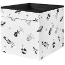 IKEA イケア AFTONSPARV アフトンスパルヴボックス, 宇宙 ブラック/ホワイト, 33x38x33 cm 305.704.66ikea イケア 人...