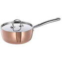 IKEA イケア FINMAT フィンマート 片手鍋 ふた付き, 銅/ステンレススチール, 1.5 l (005.175.69)