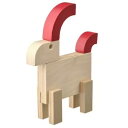 IKEA イケア VINTERFINT ヴィンテルフィントデコレーション, ヤギ 木製, 20 cm 505.305.54