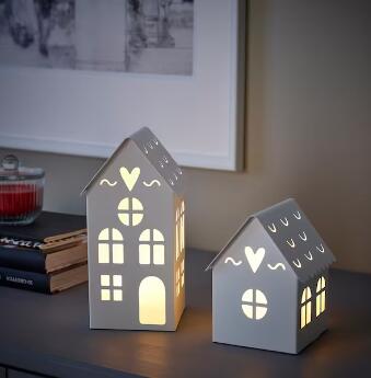 IKEA イケアSTRÅLA ストローラLEDテーブルデコレーション, 家/2点セット 電池式 605.330.19のサムネイル