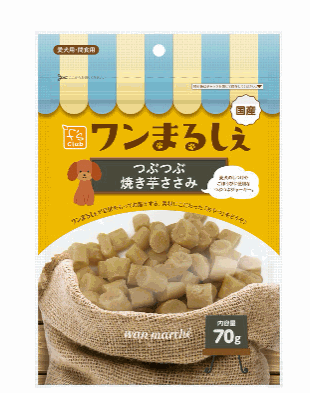 乐天商城 - F'sclub ワンまるしぇ つぶつぶ焼き芋ささみ 70g【ドッグフード】【ペットおやつ】犬用 ペット用品 犬猫用品 おやつ フード 犬用フード