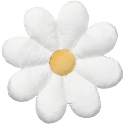 IKEA SKOGSDUVA スコグスデューヴァクッション, 花形/ホワイト, 47x8 cm 605.767.87 IKEA SKOGSDUVA スコグスデューヴァクッション, 花形/ホワイト, 47x8 cm 605.767.87