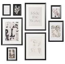 IKEA イケア KNOPPANG クノッペング ポスター付きフレーム8個セット, 波に乗る005.462.51