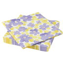 IKEA イケア TJÄRLEK シャーレク紙ナプキン, フラワー, 33x33 cm105.870.81