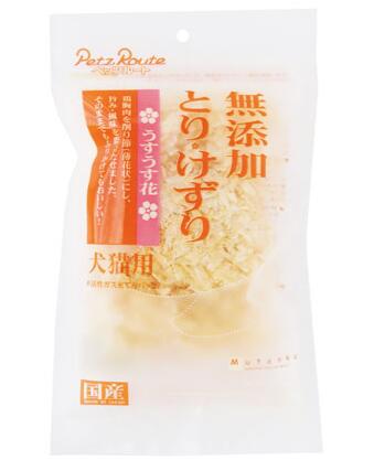 Premium - ペッツルート 無添加 とりけずり うすうす花犬猫用 ペット おやつ