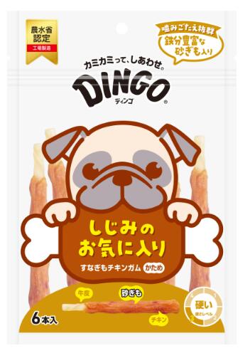 ディンゴ すなぎもチキンガム かため 6本スペクトラム ブランズ ジャパン
