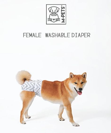 M-PETS 洗える女の子用オムツ WASHABLE XLワンちゃんにおススメ！！犬 愛犬