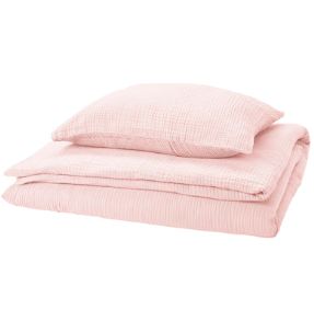 IKEA イケア SCHERSMIN シェルスミン掛け布団カバー＆枕カバー, ペールピンク, 150x200/50x60 cm105.99..