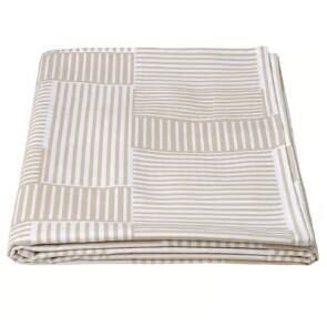 IKEA イケア HÖSTAGILLE ホスタジレテーブルクロス, ベージュ, 145x240 cm306.003.12