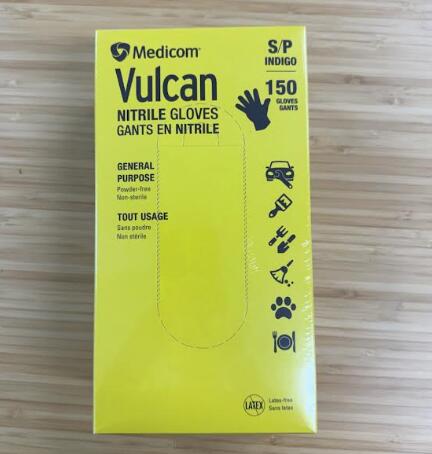 Rubber Gloves - コストコ Medicom Vulcan バルカン ニトリルグローブ ニトリル手袋 Sサイズ 【150枚 ×1箱】46618