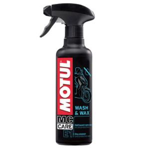 MOTUL モチュール E1 WASH&WAX 0.4L バラ MOTUL E1 ウォッシュ＆ワックス 0.4L バラ 自動車 モーターサイクル車体洗浄 コーティング剤 水洗い不要 汚れの付着防止